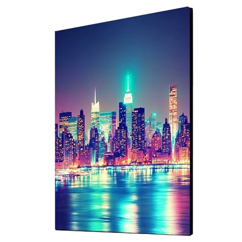 Diamond Painting Erwachsene Farbe Diamond Painting Stadt, Diamant Malen Nach Zahlen, 5D DIY Crystal art Cross Stickerei Basteln Erwachsene, Home Ästhetik Wand Dekor, Geschenke 30 x 40 cm 1ZSH-20652 von Generic