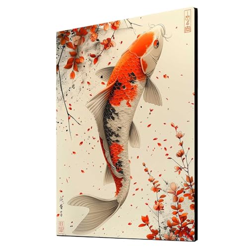 Diamond Painting Erwachsene Fisch Diamond Painting Tier, Diamant Malen Nach Zahlen, 5D DIY Crystal art Cross Stickerei Basteln Erwachsene, Home Ästhetik Wand Dekor, Geschenke 80x110 cm 1ZSH-6858 Diamond Painting Erwachsene Fisch Diamond Painting Tier, Diamant Malen Nach Zahlen, 5D DIY Crystal art Cross Stickerei Basteln Erwachsene, Home Ästhetik Wand Dekor, Geschenke 80x110 cm 1ZSH-6858 von Generic