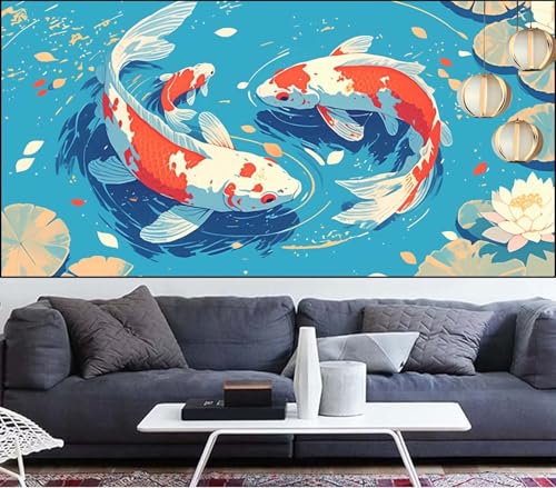Diamond Painting Erwachsene Fisch Diamond Painting xxl 60x120cm Diamant Malerei Tier,DIY Malen Nach Zahlen Erwachsene Diamant Stickerei,Diamanten Crystal Leinwand Mosaik Bastelset,Geschenke LT-492 Diamond Painting Erwachsene Fisch Diamond Painting xxl 60x120cm Diamant Malerei Tier,DIY Malen Nach Zahlen Erwachsene Diamant Stickerei,Diamanten Crystal Leinwand Mosaik Bastelset,Geschenke LT-492 von Generic