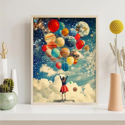 Diamond Painting Erwachsene Frau 5D Ballon Diamant Painting Bilder Diamond Art Set für Erwachsene Kinder, Komplettes DIY Diamant Malerei Malen Stickset, Kreuzstichbilder 80x100 cm PjY5411 G-P Diamond Painting Erwachsene Frau 5D Ballon Diamant Painting Bilder Diamond Art Set für Erwachsene Kinder, Komplettes DIY Diamant Malerei Malen Stickset, Kreuzstichbilder 80x100 cm PjY5411 G-P von Generic