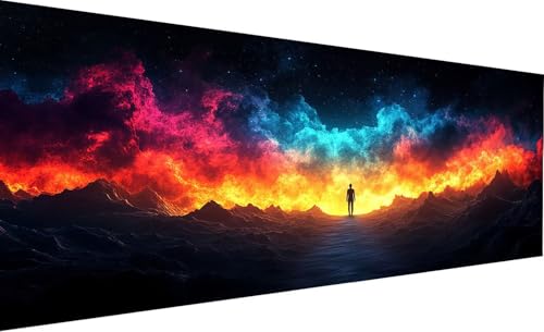 Diamond Painting Erwachsene Groß XXL 100X200 cm Farbe Diamant Painting Sternenhimmel DIY 5D Quadrat Vollbohrer Kristall kunst Malerei Mosaik Bastelset Kinder für Zimmer Deko Wohnzimmer Model-151 von Generic