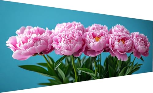 Diamond Painting Erwachsene Groß XXL 30X60 cm Blume Diamant Painting Pflanze DIY 5D Quadrat Vollbohrer Kristall kunst Malerei Mosaik Bastelset Kinder für Zimmer Deko Wohnzimmer, Geschenk Model-121 von Generic