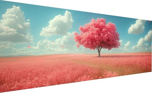 Diamond Painting Erwachsene Groß XXL 70X140 cm Baum Diamant Painting Wolke DIY 5D Quadrat Vollbohrer Kristall kunst Malerei Mosaik Bastelset Kinder für Zimmer Deko Wohnzimmer, Geschenk Model-157 von Generic