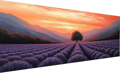 Diamond Painting Erwachsene Groß XXL 80X160cm Baum Diamant Painting Berg DIY 5D Quadrat Vollbohrer Kristall kunst Malerei Mosaik Bastelset Kinder für Zimmer Deko Wohnzimmer, Geschenk Model-127 von Generic