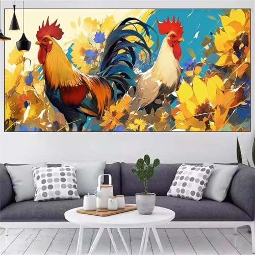 Diamond Painting Erwachsene Hahn Diamant Painting Bilder Sonnenblume,5D Vierkantbohrer Diamant Malerei Leinwand Stickerei Bastelset Erwchsene Puzzle Kreuzstich,DIY Deko Mann Geschenk 50x100cm CN-378 Diamond Painting Erwachsene Hahn Diamant Painting Bilder Sonnenblume,5D Vierkantbohrer Diamant Malerei Leinwand Stickerei Bastelset Erwchsene Puzzle Kreuzstich,DIY Deko Mann Geschenk 50x100cm CN-378 von Generic