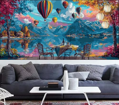 Diamond Painting Erwachsene Heißluftballon Diamond Painting xxl 70x200cm Diamant Malerei Landschaft,Malen Nach Zahlen Erwachsene Diamant Stickerei,Diamanten Crystal Leinwand Bastelset,Gift VQ-758 Diamond Painting Erwachsene Heißluftballon Diamond Painting xxl 70x200cm Diamant Malerei Landschaft,Malen Nach Zahlen Erwachsene Diamant Stickerei,Diamanten Crystal Leinwand Bastelset,Gift VQ-758 von Generic