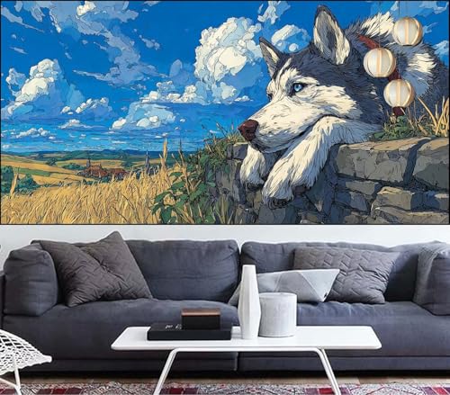 Diamond Painting Erwachsene Hund Diamond Painting xxl 90x180cm Diamant Malerei Landschaft,DIY Malen Nach Zahlen Erwachsene Diamant Stickerei,Diamanten Crystal Leinwand Art Mosaik Bastelset,Gift VQ-617 Diamond Painting Erwachsene Hund Diamond Painting xxl 90x180cm Diamant Malerei Landschaft,DIY Malen Nach Zahlen Erwachsene Diamant Stickerei,Diamanten Crystal Leinwand Art Mosaik Bastelset,Gift VQ-617 von Generic