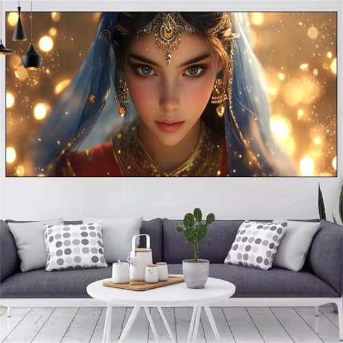 Diamond Painting Erwachsene Indianer Diamant Painting Bilder Schönheit,5D Vierkantbohrer Diamant Malerei Leinwand Stickerei Bastelset Erwchsene Puzzle Kreuzstich,Deko Mann Geschenk 50x100cm CN-1089 Diamond Painting Erwachsene Indianer Diamant Painting Bilder Schönheit,5D Vierkantbohrer Diamant Malerei Leinwand Stickerei Bastelset Erwchsene Puzzle Kreuzstich,Deko Mann Geschenk 50x100cm CN-1089 von Generic
