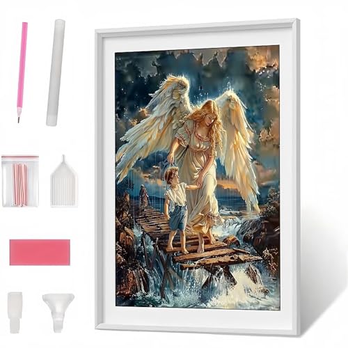 Diamond Painting Erwachsene Kinder Frau FlüGel Diamant Painting Bilder Anfänger, DIY Runder Vollbohrer Diamant Malerei Stickerei Set Kreuzstich Frauen Geschenke Wand Dekorieren 60x80cm PJY7264 L-1 Diamond Painting Erwachsene Kinder Frau FlüGel Diamant Painting Bilder Anfänger, DIY Runder Vollbohrer Diamant Malerei Stickerei Set Kreuzstich Frauen Geschenke Wand Dekorieren 60x80cm PJY7264 L-1 von Generic