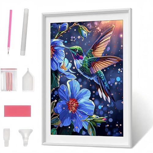 Diamond Painting Erwachsene Kinder Vogel Blume Diamant Painting Bilder Anfänger, DIY Runder Vollbohrer Diamant Malerei Stickerei Set Kreuzstich Frauen Geschenke Wand Dekorieren 60x80CM PJY6830 3-X Diamond Painting Erwachsene Kinder Vogel Blume Diamant Painting Bilder Anfänger, DIY Runder Vollbohrer Diamant Malerei Stickerei Set Kreuzstich Frauen Geschenke Wand Dekorieren 60x80CM PJY6830 3-X von Generic