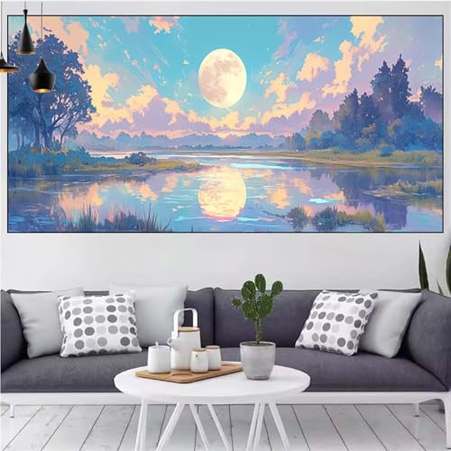 Diamond Painting Erwachsene Landschaft Diamant Painting Bilder See,5D Vierkantbohrer Diamant Malerei Leinwand Stickerei Bastelset Erwchsene Puzzle Kreuzstich,Deko Wohnzimmer Geschenk 30x60cm CN-270 Diamond Painting Erwachsene Landschaft Diamant Painting Bilder See,5D Vierkantbohrer Diamant Malerei Leinwand Stickerei Bastelset Erwchsene Puzzle Kreuzstich,Deko Wohnzimmer Geschenk 30x60cm CN-270 von Generic