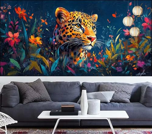 Diamond Painting Erwachsene Leopard Diamond Painting xxl 60x150cm Diamant Malerei Blume,DIY Malen Nach Zahlen Erwachsene Diamant Stickerei,Diamanten Crystal Leinwand Art Mosaik Bastelset,Gifts VQ-593 Diamond Painting Erwachsene Leopard Diamond Painting xxl 60x150cm Diamant Malerei Blume,DIY Malen Nach Zahlen Erwachsene Diamant Stickerei,Diamanten Crystal Leinwand Art Mosaik Bastelset,Gifts VQ-593 von Generic
