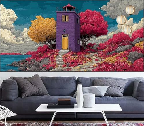 Diamond Painting Erwachsene Leuchtturm Diamond Painting xxl 100x300cm Diamant Malerei Landschaft,Malen Nach Zahlen Erwachsene Diamant Stickerei,Diamanten Crystal Leinwand Mosaik Bastelset,Gift VQ-602 Diamond Painting Erwachsene Leuchtturm Diamond Painting xxl 100x300cm Diamant Malerei Landschaft,Malen Nach Zahlen Erwachsene Diamant Stickerei,Diamanten Crystal Leinwand Mosaik Bastelset,Gift VQ-602 von Generic