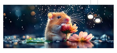 Diamond Painting Erwachsene Maus Diamond Painting xxl 90x270cm Diamant Malerei Set Blume Full Diamant Malen nach Zahlen Set DIY Gem Stickerei Kreuzstich Home Wand Dekor Geschenke für Frauen z842f von Generic