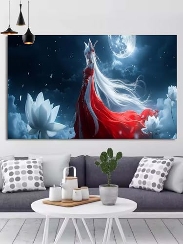 Diamond Painting Erwachsene Mond Diamant Painting Bilder Fee,5D Vierkantbohrer Diamant Malerei Leinwand Stickerei Bastelset Erwchsene Puzzle Kreuzstich,DIY Deko Wohnzimmer Mann Geschenk 30x60cm X1114 Diamond Painting Erwachsene Mond Diamant Painting Bilder Fee,5D Vierkantbohrer Diamant Malerei Leinwand Stickerei Bastelset Erwchsene Puzzle Kreuzstich,DIY Deko Wohnzimmer Mann Geschenk 30x60cm X1114 von Generic