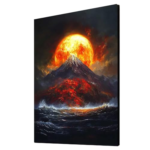 Diamond Painting Erwachsene Mond Diamond Painting Berg, Diamant Malen Nach Zahlen, 5D DIY Crystal art Cross Stickerei Basteln Erwachsene, Home Ästhetik Wand Dekor, Geschenke 50x70 cm 1ZSH-14595 Diamond Painting Erwachsene Mond Diamond Painting Berg, Diamant Malen Nach Zahlen, 5D DIY Crystal art Cross Stickerei Basteln Erwachsene, Home Ästhetik Wand Dekor, Geschenke 50x70 cm 1ZSH-14595 von Generic