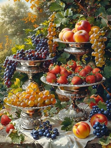 Diamond Painting Erwachsene Obst, DIY Diamond Painting Set Traube, Diamant Kunst Malerei Stickerei Mosaikherstellung, 5D Quadrat Full Drill Diamant Malerei Set, für Home Wand Décor 60x90cm 0-8856 Diamond Painting Erwachsene Obst, DIY Diamond Painting Set Traube, Diamant Kunst Malerei Stickerei Mosaikherstellung, 5D Quadrat Full Drill Diamant Malerei Set, für Home Wand Décor 60x90cm 0-8856 von Generic