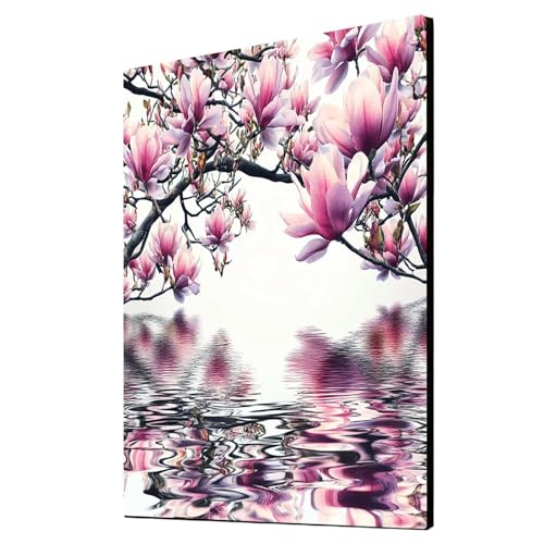 Diamond Painting Erwachsene Pflanzen Diamond Painting Blume, Diamant Malen Nach Zahlen, 5D DIY Crystal art Cross Stickerei Basteln Erwachsene, Home Ästhetik Wand Dekor, Geschenke 80 x 110cm 1ZSH-10388 von Generic