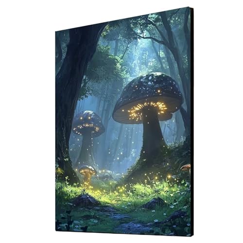 Diamond Painting Erwachsene Pilz Diamond Painting Landschaft, Diamant Malen Nach Zahlen, 5D DIY Crystal art Cross Stickerei Basteln Erwachsene, Home Ästhetik Wand Dekor, Geschenke 50x70 cm 1ZSH-17805 Diamond Painting Erwachsene Pilz Diamond Painting Landschaft, Diamant Malen Nach Zahlen, 5D DIY Crystal art Cross Stickerei Basteln Erwachsene, Home Ästhetik Wand Dekor, Geschenke 50x70 cm 1ZSH-17805 von Generic