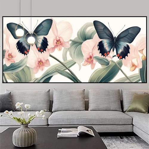 Diamond Painting Erwachsene Schmetterling Diamond Painting xxl 90x180cm Diamant Malerei Set Blume Full Diamant Malen nach Zahlen Set DIY Gem Stickerei Kreuzstich Home Wand Dekor Geschenke Frauen z272f Diamond Painting Erwachsene Schmetterling Diamond Painting xxl 90x180cm Diamant Malerei Set Blume Full Diamant Malen nach Zahlen Set DIY Gem Stickerei Kreuzstich Home Wand Dekor Geschenke Frauen z272f von Generic