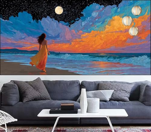Diamond Painting Erwachsene Schönheit Diamond Painting xxl 70x200cm Diamant Malerei Strand,Malen Nach Zahlen Erwachsene Diamant Stickerei,Diamanten Crystal Leinwand Art Mosaik Bastelset,Gift VQ-746 Diamond Painting Erwachsene Schönheit Diamond Painting xxl 70x200cm Diamant Malerei Strand,Malen Nach Zahlen Erwachsene Diamant Stickerei,Diamanten Crystal Leinwand Art Mosaik Bastelset,Gift VQ-746 von Generic