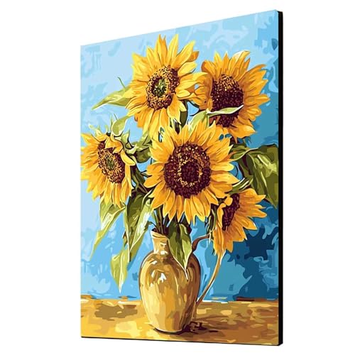 Diamond Painting Erwachsene Sonnenblume Diamond Painting Pflanzen, Diamant Malen Nach Zahlen, 5D DIY Crystal art Cross Stickerei Basteln Erwachsene, Home Ästhetik Wand Dekor 50x70 cm 1ZSH-16505 Diamond Painting Erwachsene Sonnenblume Diamond Painting Pflanzen, Diamant Malen Nach Zahlen, 5D DIY Crystal art Cross Stickerei Basteln Erwachsene, Home Ästhetik Wand Dekor 50x70 cm 1ZSH-16505 von Generic