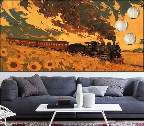 Diamond Painting Erwachsene Sonnenblume Diamond Painting xxl 90x250cm Diamant Malerei Zug,DIY Malen Nach Zahlen Erwachsene Diamant Stickerei,Diamanten Crystal Leinwand Art Mosaik Bastelset QL-338 Diamond Painting Erwachsene Sonnenblume Diamond Painting xxl 90x250cm Diamant Malerei Zug,DIY Malen Nach Zahlen Erwachsene Diamant Stickerei,Diamanten Crystal Leinwand Art Mosaik Bastelset QL-338 von Generic