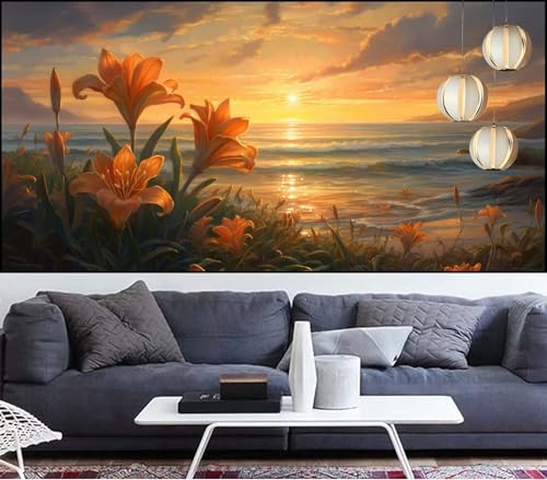 Diamond Painting Erwachsene Sonnenuntergang Diamond Painting xxl 100x300cm Diamant Malerei Lilie,Malen Nach Zahlen Erwachsene Diamant Stickerei,Diamanten Crystal Leinwand Art Mosaik Bastelset QL-830 Diamond Painting Erwachsene Sonnenuntergang Diamond Painting xxl 100x300cm Diamant Malerei Lilie,Malen Nach Zahlen Erwachsene Diamant Stickerei,Diamanten Crystal Leinwand Art Mosaik Bastelset QL-830 von Generic