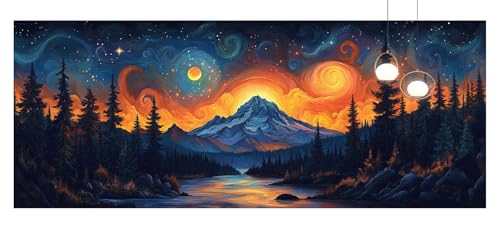 Diamond Painting Erwachsene Sonnenuntergang Diamond Painting xxl 100x300cm Diamant Malerei Set Berg Full Diamant Malen nach Zahlen Set DIY Gem Stickerei Kreuzstich Home Wand Dekor Geschenke z908f Diamond Painting Erwachsene Sonnenuntergang Diamond Painting xxl 100x300cm Diamant Malerei Set Berg Full Diamant Malen nach Zahlen Set DIY Gem Stickerei Kreuzstich Home Wand Dekor Geschenke z908f von Generic