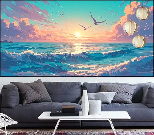 Diamond Painting Erwachsene Sonnenuntergang Diamond Painting xxl 100x300cm Diamant Malerei Vogel,Malen Nach Zahlen Erwachsene Diamant Stickerei,Diamanten Crystal Leinwand Art Mosaik Bastelset QL-833 Diamond Painting Erwachsene Sonnenuntergang Diamond Painting xxl 100x300cm Diamant Malerei Vogel,Malen Nach Zahlen Erwachsene Diamant Stickerei,Diamanten Crystal Leinwand Art Mosaik Bastelset QL-833 von Generic