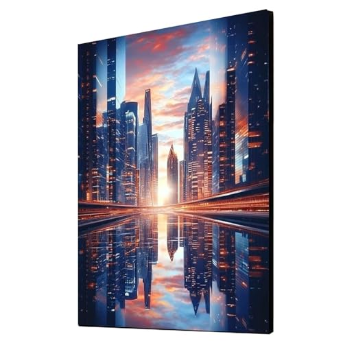 Diamond Painting Erwachsene Stadt Diamond Painting Sonnenuntergang, Diamant Malen Nach Zahlen, 5D DIY Crystal art Cross Stickerei Basteln Erwachsene, Home Ästhetik Wand Dekor 50 x 70 cm 1ZSH-17685 Diamond Painting Erwachsene Stadt Diamond Painting Sonnenuntergang, Diamant Malen Nach Zahlen, 5D DIY Crystal art Cross Stickerei Basteln Erwachsene, Home Ästhetik Wand Dekor 50 x 70 cm 1ZSH-17685 von Generic