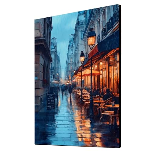 Diamond Painting Erwachsene Stadt Diamond Painting Straße, Diamant Malen Nach Zahlen, 5D DIY Crystal art Cross Stickerei Basteln Erwachsene, Home Ästhetik Wand Dekor, Geschenke 40 x 55 cm 1ZSH-11414 von Generic