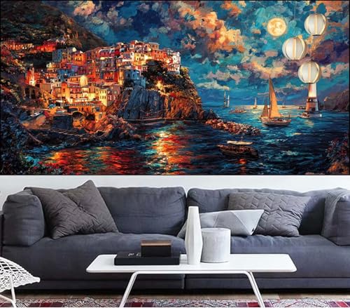 Diamond Painting Erwachsene Stadt Diamond Painting xxl 80x220cm Diamant Malerei Boot,DIY Malen Nach Zahlen Erwachsene Diamant Stickerei,5D Diamanten Crystal Leinwand Art Mosaik Bastelset,Gifts VQ-890 Diamond Painting Erwachsene Stadt Diamond Painting xxl 80x220cm Diamant Malerei Boot,DIY Malen Nach Zahlen Erwachsene Diamant Stickerei,5D Diamanten Crystal Leinwand Art Mosaik Bastelset,Gifts VQ-890 von Generic