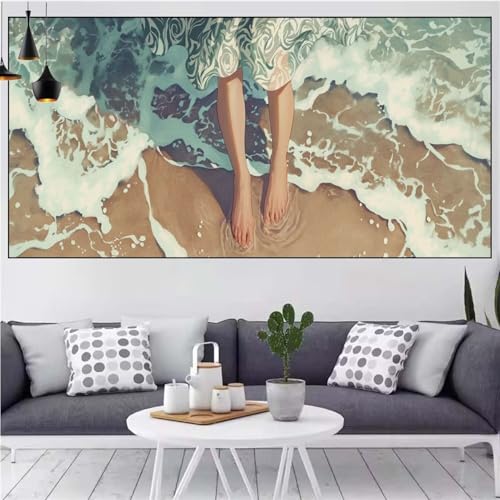 Diamond Painting Erwachsene Strand Diamant Painting Bilder Schönheit,5D Vierkantbohrer Diamant Malerei Leinwand Stickerei Bastelset Erwchsene Puzzle Kreuzstich,DIY Deko Mann Geschenk 30x60cm CN-400 Diamond Painting Erwachsene Strand Diamant Painting Bilder Schönheit,5D Vierkantbohrer Diamant Malerei Leinwand Stickerei Bastelset Erwchsene Puzzle Kreuzstich,DIY Deko Mann Geschenk 30x60cm CN-400 von Generic