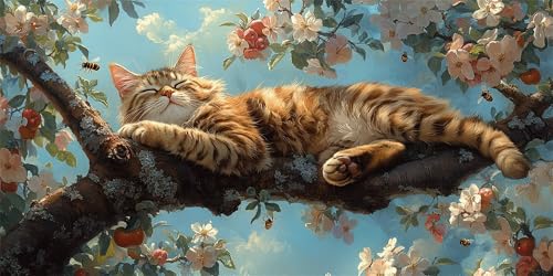 Diamond Painting Erwachsene Tier, Diamond Painting Zubehör Groß, 5D Katze Diamant Malerei Set, Kristall Kunst Set für Erwachsene und Kinder, Bastelset Anfänger, Home Wand Bürodekoration 30x60cm C-46 Diamond Painting Erwachsene Tier, Diamond Painting Zubehör Groß, 5D Katze Diamant Malerei Set, Kristall Kunst Set für Erwachsene und Kinder, Bastelset Anfänger, Home Wand Bürodekoration 30x60cm C-46 von Generic