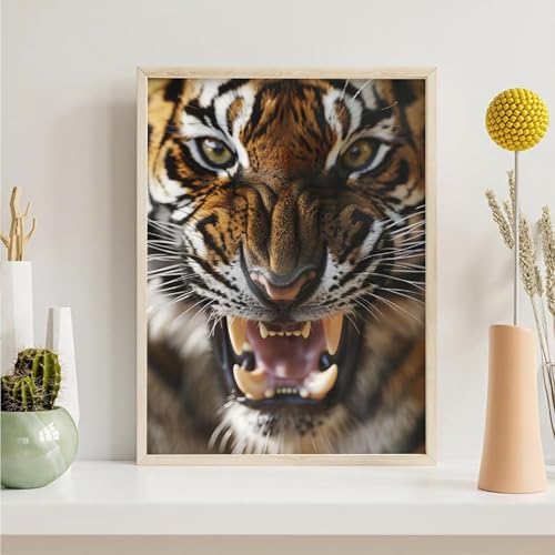 Diamond Painting Erwachsene Tiger 5D Tier Diamant Painting Bilder Diamond Art Set für Erwachsene Kinder, Komplettes DIY Diamant Malerei Malen Stickset, Kreuzstichbilder 80x100cm PjY4771 9-S Diamond Painting Erwachsene Tiger 5D Tier Diamant Painting Bilder Diamond Art Set für Erwachsene Kinder, Komplettes DIY Diamant Malerei Malen Stickset, Kreuzstichbilder 80x100cm PjY4771 9-S von Generic