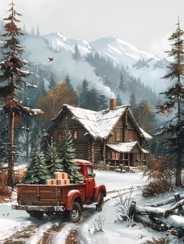 Diamond Painting Erwachsene Winter Diamond Painting Kinder Landschaft, Vollbohrer Diamanten Basteln Erwachsene Stickerei Kreuzstich Crystal Art Malerei für Zimmer Deko, Geschenk 20x30cm -KF2506MM Diamond Painting Erwachsene Winter Diamond Painting Kinder Landschaft, Vollbohrer Diamanten Basteln Erwachsene Stickerei Kreuzstich Crystal Art Malerei für Zimmer Deko, Geschenk 20x30cm -KF2506MM von Generic