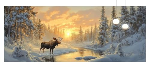 Diamond Painting Erwachsene Winter Diamond Painting xxl 100x200cm Diamant Malerei Set Reh Full Diamant Malen nach Zahlen Set DIY Gem Stickerei Kreuzstich Home Wand Dekor Geschenke für Frauen z881f Diamond Painting Erwachsene Winter Diamond Painting xxl 100x200cm Diamant Malerei Set Reh Full Diamant Malen nach Zahlen Set DIY Gem Stickerei Kreuzstich Home Wand Dekor Geschenke für Frauen z881f von Generic