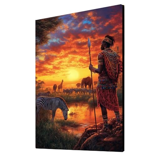 Diamond Painting Erwachsene afrikanisch Diamond Painting Tier, Diamant Malen Nach Zahlen, 5D DIY Crystal art Cross Stickerei Basteln Erwachsene, Home Ästhetik Wand Dekor, Geschenke 60x80 cm 1ZSH-6786 Diamond Painting Erwachsene afrikanisch Diamond Painting Tier, Diamant Malen Nach Zahlen, 5D DIY Crystal art Cross Stickerei Basteln Erwachsene, Home Ästhetik Wand Dekor, Geschenke 60x80 cm 1ZSH-6786 von Generic