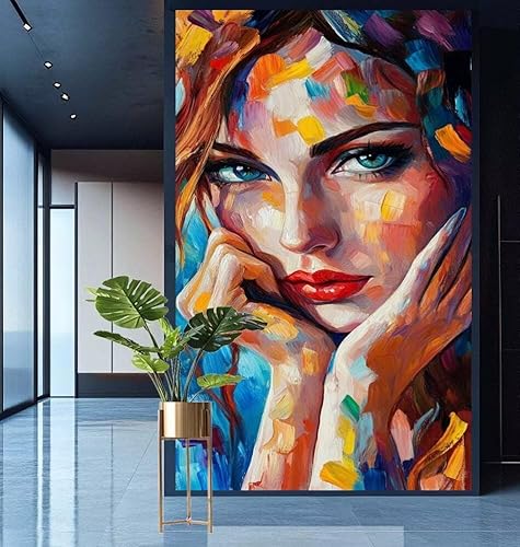 Diamond Painting Europa Diamont Painting Bilder Vermissen Malen Nach Zahlen Set für Kinder Erwachsene,5D Voll Crystal Bastelset Mädchen Mosaikherstellung,DIY Diamant Malerei für Geschenke 30x60cm E786 von Generic