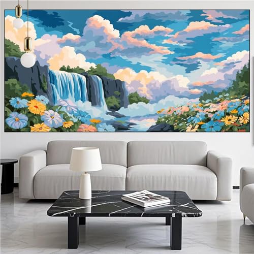 Diamond Painting Fallen Diamond Painting Erwachsene Groß xxl 90x250cm Diamant Malerei Blume Malen Nach Zahlen DIY Strass Kunst Mosaikherstellung Crystal Stickerei Malerei Kits für Home Dekor KM-1033 Diamond Painting Fallen Diamond Painting Erwachsene Groß xxl 90x250cm Diamant Malerei Blume Malen Nach Zahlen DIY Strass Kunst Mosaikherstellung Crystal Stickerei Malerei Kits für Home Dekor KM-1033 von Generic