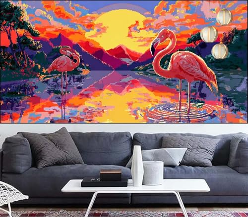Diamond Painting Flamingo Diamond Painting Kinder Sonnenuntergang Diamant Malerei Anfänger Diamant Kunst Malerei Stickerei set,Malen Nach Zahlen Bastelset Erwachsene Kristall Puzzle 90x180cm VQ-534 Diamond Painting Flamingo Diamond Painting Kinder Sonnenuntergang Diamant Malerei Anfänger Diamant Kunst Malerei Stickerei set,Malen Nach Zahlen Bastelset Erwachsene Kristall Puzzle 90x180cm VQ-534 von Generic