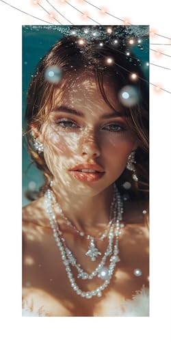 Diamond Painting Frau, Diamond Painting Erwachsene Groß XXL 40x90cm, DIY Diamand Art Mosaikherstellung Zubehör, 5D Diamant Stickerei Kits für Anfänger und Kinder, Wand Dekor Wohnzimmer Europa T1308 von Generic