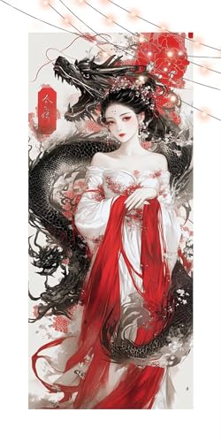 Diamond Painting Frau, Diamond Painting Erwachsene Groß XXL 75x160cm, DIY Diamand Art Mosaikherstellung Zubehör, 5D Diamant Stickerei Kits für Anfänger und Kinder, Wand Dekor Wohnzimmer Drache T1304 Diamond Painting Frau, Diamond Painting Erwachsene Groß XXL 75x160cm, DIY Diamand Art Mosaikherstellung Zubehör, 5D Diamant Stickerei Kits für Anfänger und Kinder, Wand Dekor Wohnzimmer Drache T1304 von Generic