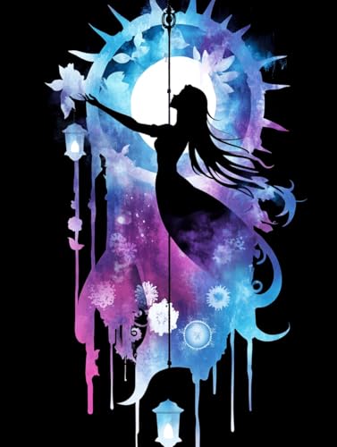Diamond Painting Frau 5D Diamond Painting Zubehör Traum Diamant Bilder Basteln Erwachsene Zubehör Groß xxl Eckige Steine Kit Daiments Cross Stickerei Kunsthandwerk, Home Décor Geschenk 100x150cm h-332 von Generic