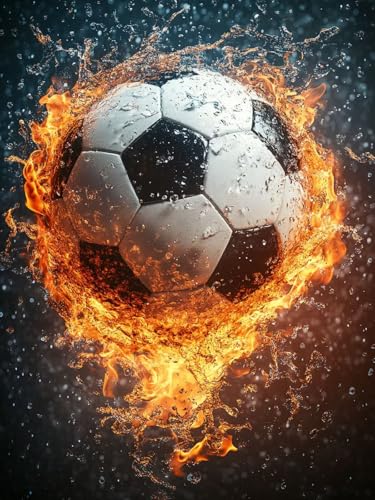 Diamond Painting FußBall Diamant Painting Bilder Erwachsene Ball Rund Full Drill Diamant Malere Crystal art Stickerei Kreuzstich Diy Mosaikherstellung Bastelset for Home Dekor Geschenke 40x60cm T372 Diamond Painting FußBall Diamant Painting Bilder Erwachsene Ball Rund Full Drill Diamant Malere Crystal art Stickerei Kreuzstich Diy Mosaikherstellung Bastelset for Home Dekor Geschenke 40x60cm T372 von Generic