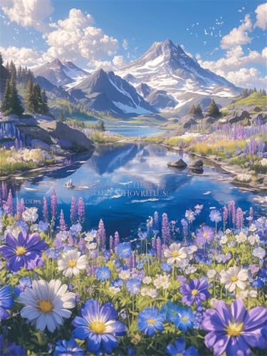 Diamond Painting Gänseblümchen Diamond Painting Kinder 30x40cm Klein Diamant Malerei Bilder Landschaft, DIY Vollbohrer Diamanten Malerei Stickerei Kreuzstich Malerei Bastelset Kits, Geschenk z13-t Diamond Painting Gänseblümchen Diamond Painting Kinder 30x40cm Klein Diamant Malerei Bilder Landschaft, DIY Vollbohrer Diamanten Malerei Stickerei Kreuzstich Malerei Bastelset Kits, Geschenk z13-t von Generic