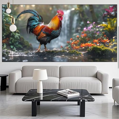 Diamond Painting Hahn Diamond Painting Erwachsene Groß xxl 90x250cm Diamant Malerei Landschaft Malen Nach Zahlen DIY Strass Kunst Mosaikherstellung Crystal Stickerei Malerei Kits für Home Dekor KM-777 Diamond Painting Hahn Diamond Painting Erwachsene Groß xxl 90x250cm Diamant Malerei Landschaft Malen Nach Zahlen DIY Strass Kunst Mosaikherstellung Crystal Stickerei Malerei Kits für Home Dekor KM-777 von Generic