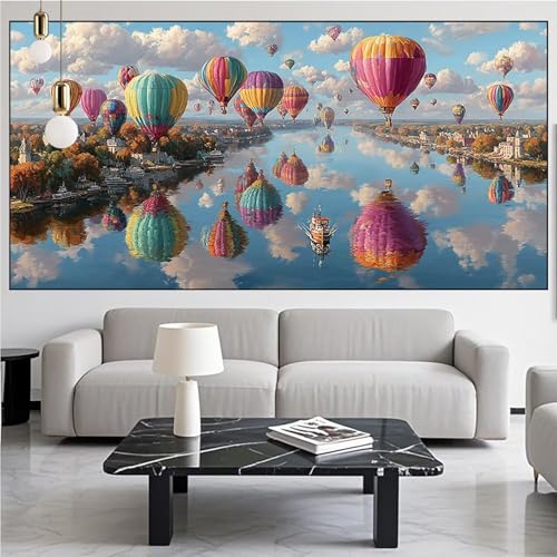 Diamond Painting Heißluftballon Diamond Painting Erwachsene Groß xxl 100x300cm Diamant Malerei Landschaft Malen Nach Zahlen DIY Strass Kunst Mosaikherstellung Crystal Stickerei Malerei Kit KM-1035 Diamond Painting Heißluftballon Diamond Painting Erwachsene Groß xxl 100x300cm Diamant Malerei Landschaft Malen Nach Zahlen DIY Strass Kunst Mosaikherstellung Crystal Stickerei Malerei Kit KM-1035 von Generic