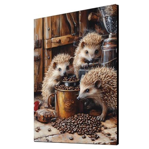 Diamond Painting Igel Vollbohrer Diamant Malen Nach Zahlen Tier mit Diamond Painting Zubehör Set, Diamant Cross Stitch Stickerei Bastelset Erwachsene für Deko Wohnzimmer, Geschenke 35x50cm 1ZSH-6553 Diamond Painting Igel Vollbohrer Diamant Malen Nach Zahlen Tier mit Diamond Painting Zubehör Set, Diamant Cross Stitch Stickerei Bastelset Erwachsene für Deko Wohnzimmer, Geschenke 35x50cm 1ZSH-6553 von Generic